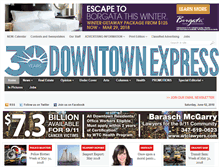 Tablet Screenshot of downtownexpress.com